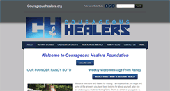 Desktop Screenshot of courageoushealers.org