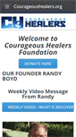 Mobile Screenshot of courageoushealers.org